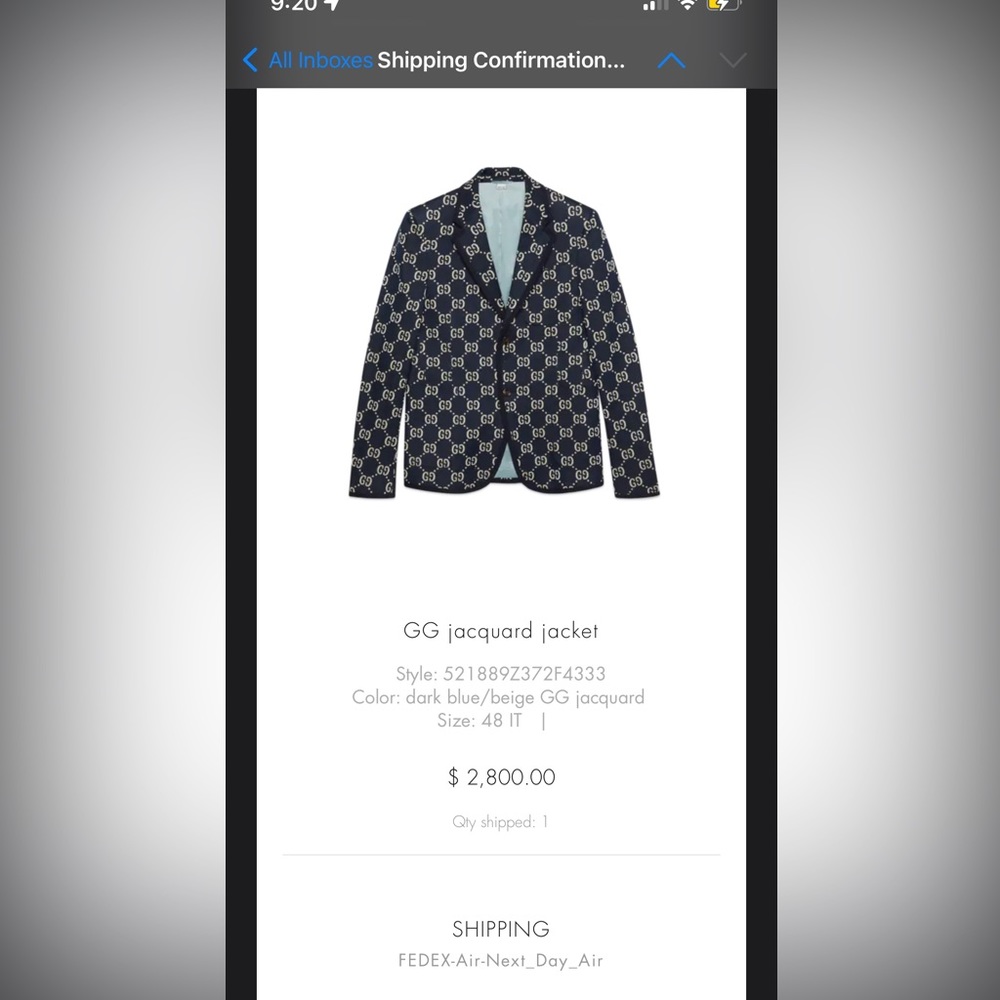 Gucci GG jacquard jacket